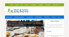 Desktop Screenshot of mumandcareer.co.uk
