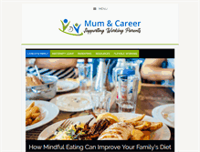 Tablet Screenshot of mumandcareer.co.uk